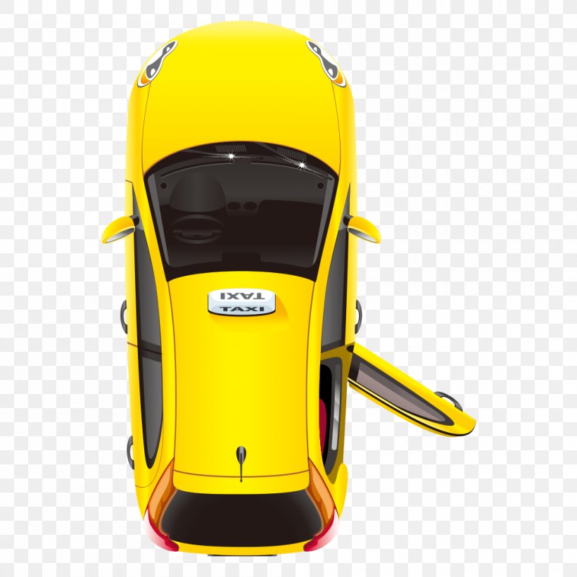 New York City Taxi Yellow Cab Stock Illustration, PNG, 1000x1000px, New York City, Automotive Design, Automotive Exterior, Checker Taxi, Hackney Carriage Download Free