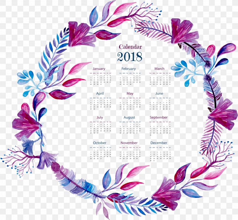 Watercolor Painting, PNG, 2757x2552px, Calendar, Astrological Sign, Calendar Date, Chinese Calendar, Pattern Download Free