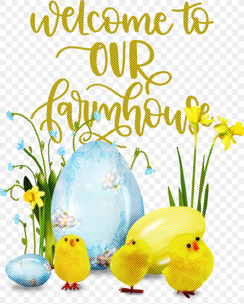 Welcome To Our Farmhouse Farmhouse, PNG, 2401x2998px, Farmhouse, Cut Flowers, Easter Bunny, Easter Egg, Easter Parade Download Free