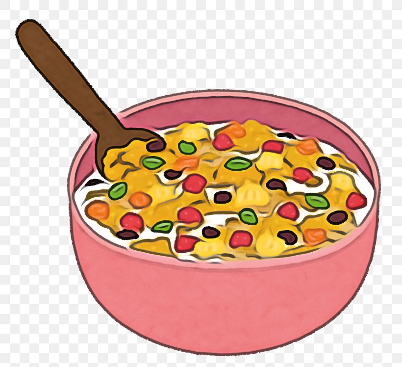 Fruit Cartoon, PNG, 800x748px, Vegetarian Cuisine, Bowl, Breakfast, Breakfast Cereal, Cereal Download Free
