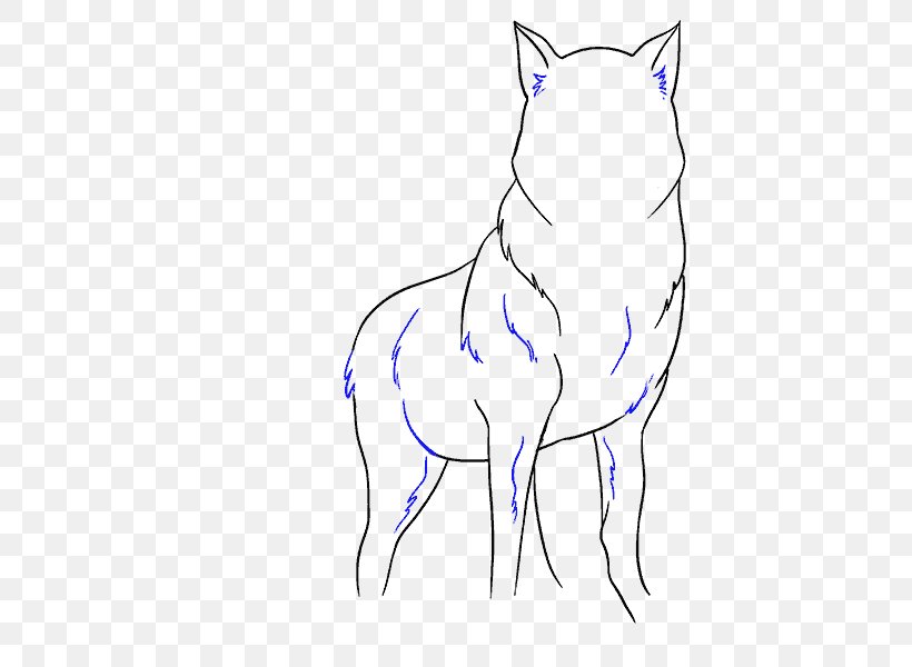 Gray Wolf Drawing Line Art Sketch, PNG, 678x600px, Watercolor, Cartoon, Flower, Frame, Heart Download Free