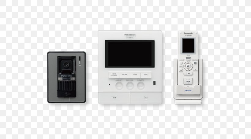 Intercom Video Door-phone Panasonic Door Phone System, PNG, 561x455px, Intercom, Business, Communication Device, Computer Monitors, Door Bells Chimes Download Free