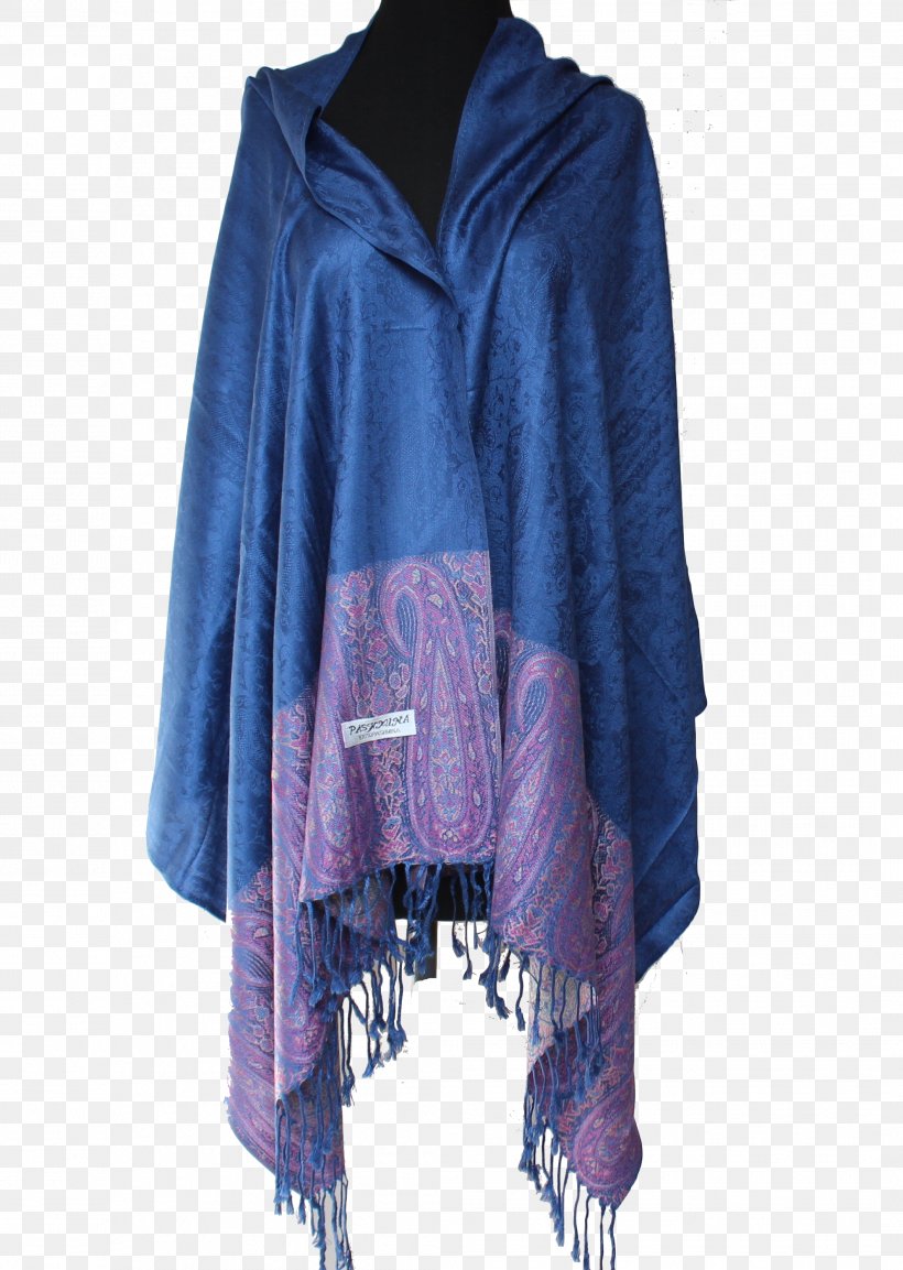 Pashmina Clothing Shawl Scarf Wrap, PNG, 2114x2975px, Pashmina, Clothing, Cobalt Blue, Fringe, Outerwear Download Free