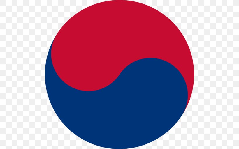 Flag Of South Korea Taegeuk Yin And Yang Taiji, PNG, 512x512px, South Korea, Area, Blue, Flag, Flag Of South Korea Download Free