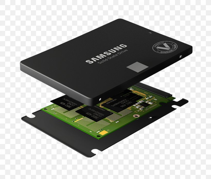 Flash Memory Hard Drives Samsung 850 EVO SSD Solid-state Drive, PNG, 833x708px, Flash Memory, Computer, Computer Component, Computer Data Storage, Computer Hardware Download Free