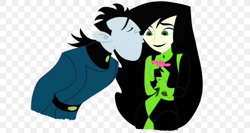 Shego Dr. Drakken Drawing I Won't Say (I'm In Love), PNG, 3000x1599px, Watercolor, Cartoon, Flower, Frame, Heart Download Free