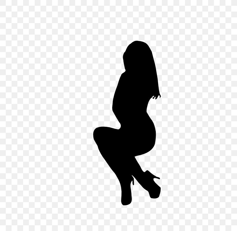 Silhouette Woman Clip Art, PNG, 800x800px, Silhouette, Black And White, Female, Female Body Shape, Free Content Download Free