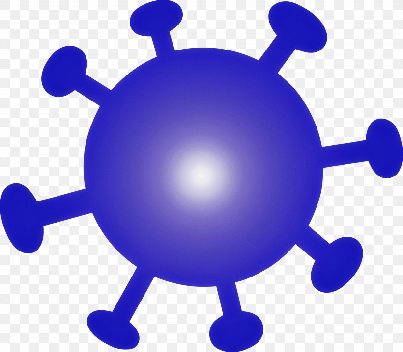 Virus Coronavirus Corona, PNG, 3000x2630px, Virus, Blue, Cobalt Blue, Corona, Coronavirus Download Free