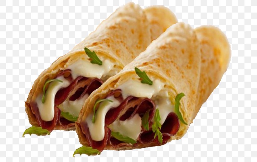 Wrap Piadina Menu Mediterranean Cuisine Mozzarella, PNG, 695x516px, Wrap, American Food, Appetizer, Cooking, Cuisine Download Free