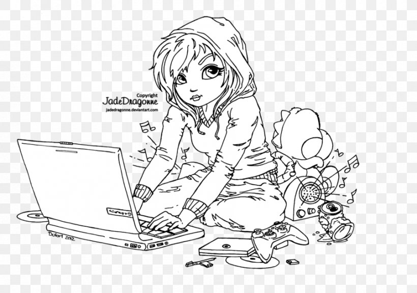 Line Art Drawing Gamer 颯漫畫 Image, PNG, 900x633px, Line Art, Arm, Art, Artwork, Auto Part Download Free
