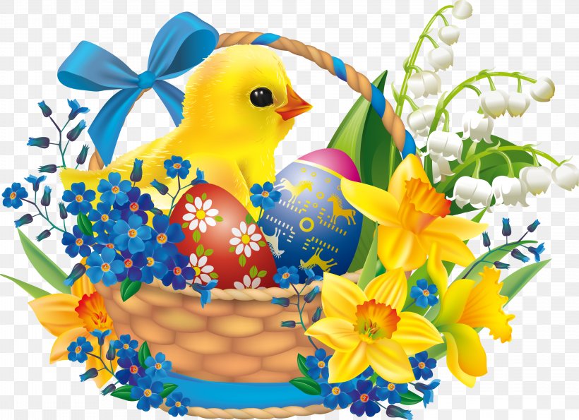 Easter Bunny Easter Basket Easter Egg, PNG, 2949x2142px, Easter Bunny, Basket, Beak, Bird, Easter Download Free