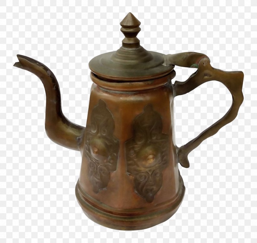 Kettle Teapot Lid Metal Antique, PNG, 2398x2268px, Watercolor, Antique, Brass, Bronze, Coffee Percolator Download Free