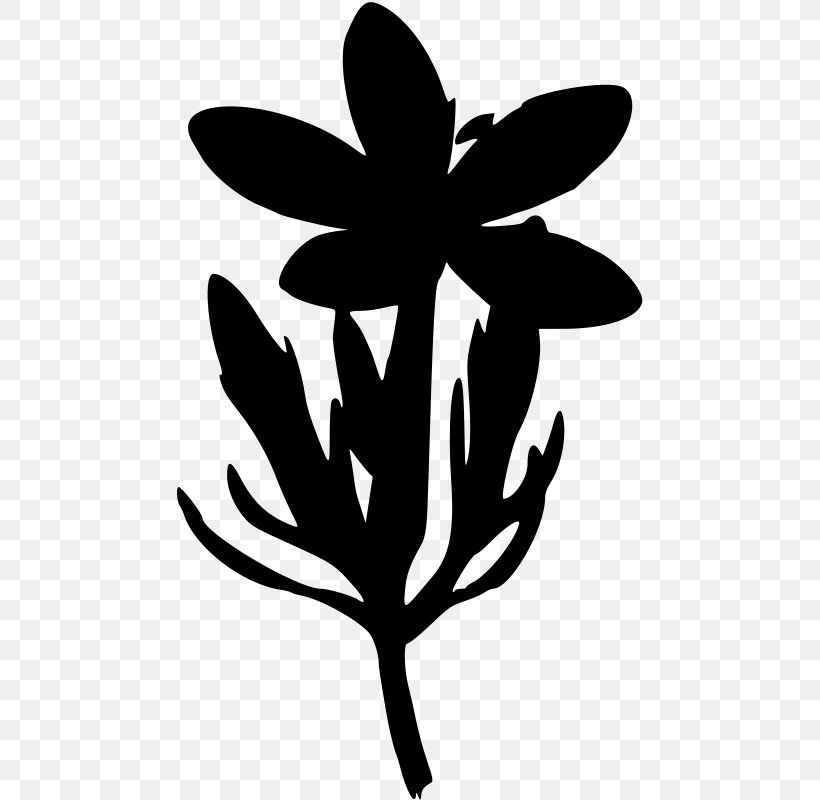 Silhouette Flower Clip Art, PNG, 466x800px, Silhouette, Artwork, Black And White, Branch, Drawing Download Free