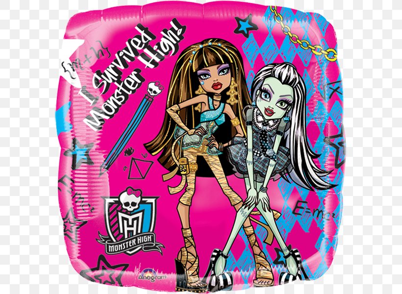 Toy Balloon Table Monster High, PNG, 600x600px, Toy Balloon, Balloon, Centrepiece, Doll, Magenta Download Free