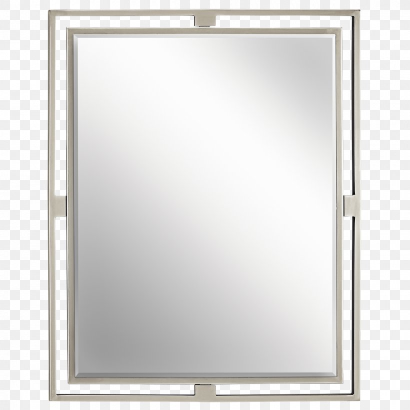 Brushed Metal Mirror Picture Frames Nickel Bathroom, PNG, 1200x1200px, Brushed Metal, Aluminium, Bathroom, Glass, Metal Download Free