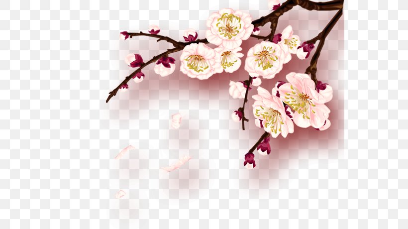 Chinese New Year Plum Blossom Clip Art, PNG, 565x460px, Chinese New Year, Blossom, Branch, Cherry Blossom, Chinoiserie Download Free