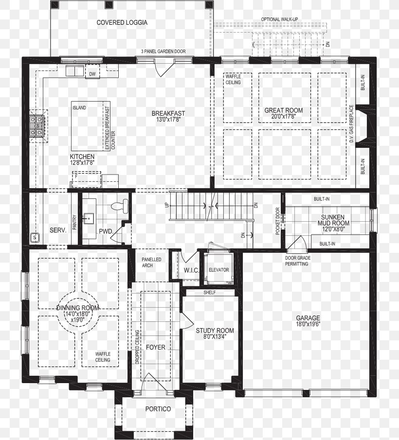Floor Plan Architecture Pattern, PNG, 733x905px, Floor Plan, Architecture, Area, Black And White, Diagram Download Free