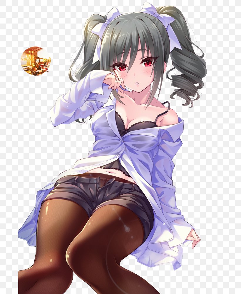 Ranko Kanzaki Rendering Character, PNG, 695x1000px, Watercolor, Cartoon, Flower, Frame, Heart Download Free