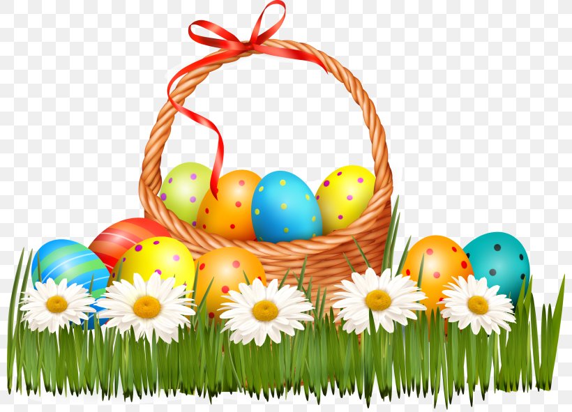 Easter Egg Easter Basket, PNG, 800x591px, Easter, Basket, Computer, Drawing, Easter Basket Download Free