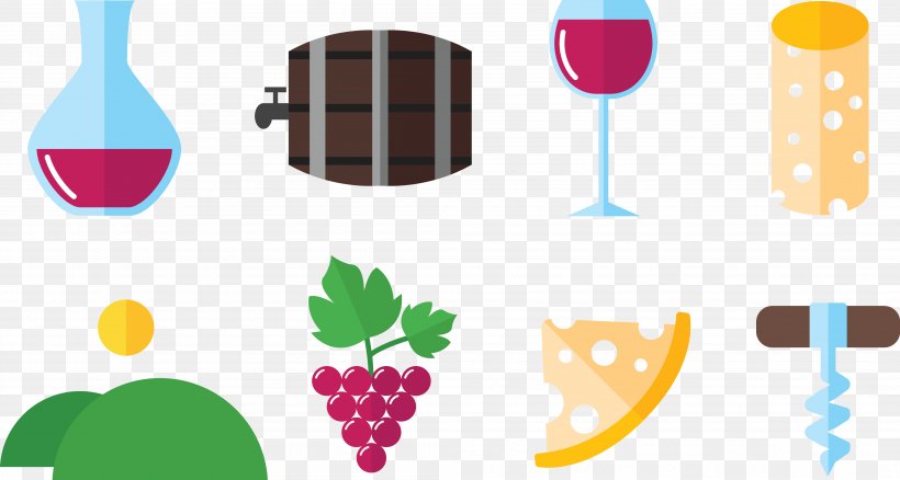 Red Wine Grape Icon, PNG, 4206x2249px, Red Wine, Bottle, Flat Design, Grape, Wine Download Free