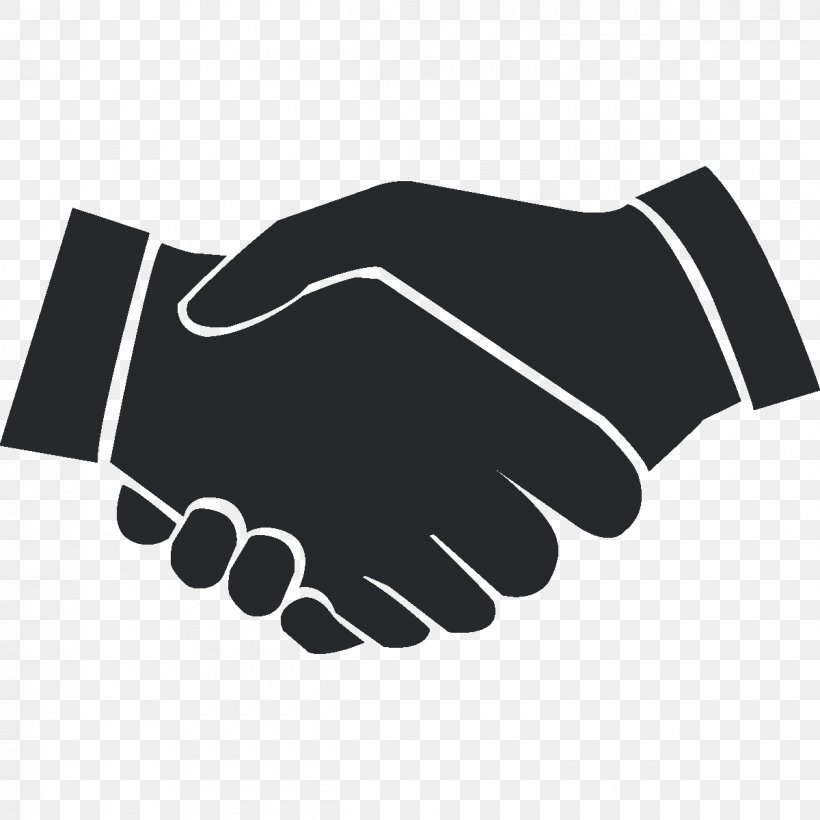 Handshake Business Clip Art, PNG, 1200x1200px, Handshake, Black, Black And White, Business, Company Download Free