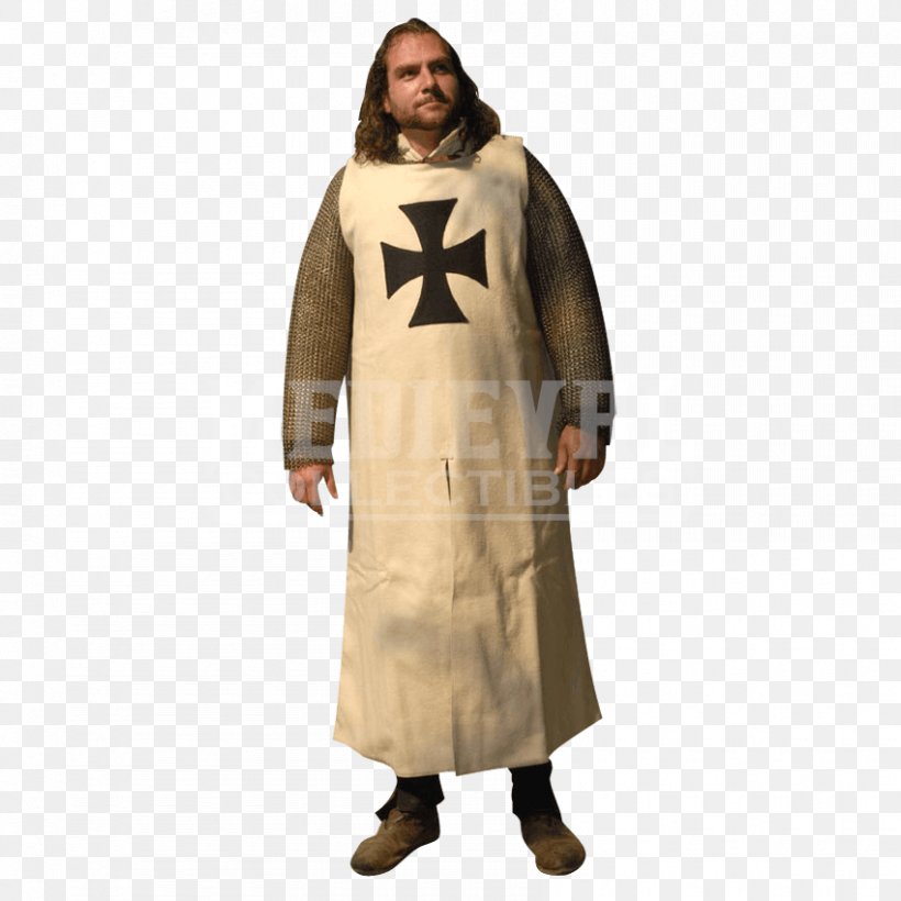 Robe Crusades Surcoat Middle Ages Teutonic Knights, PNG, 850x850px, Robe, Cloak, Clothing, Cope, Costume Download Free