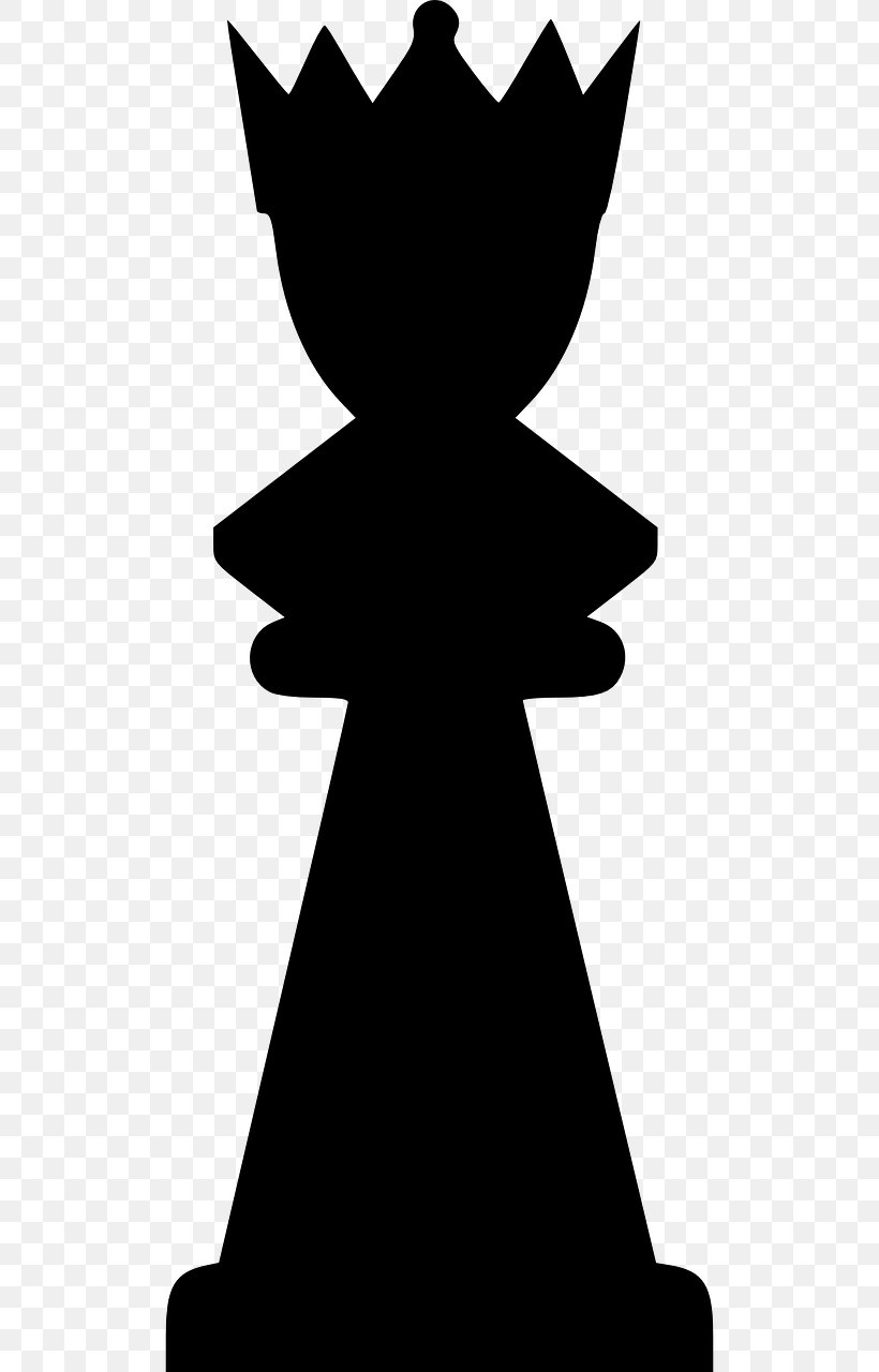 Chess Piece Queen White And Black In Chess Chessboard, PNG, 640x1280px, Chess, Bishop, Black And White, Checkmate, Chess Piece Download Free