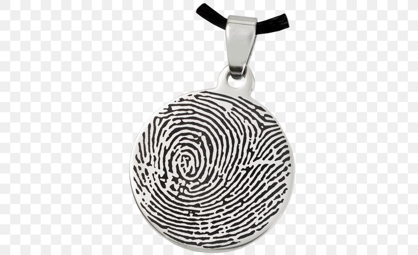 Charms & Pendants Fingerprint Stainless Steel Silver, PNG, 500x500px, Charms Pendants, Black And White, Body Jewelry, Chain, Cremation Download Free