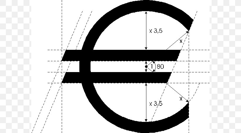 Euro Sign Currency Symbol EUR/USD, PNG, 607x454px, 2 Euro Coin, Euro Sign, Area, Black And White, Brand Download Free
