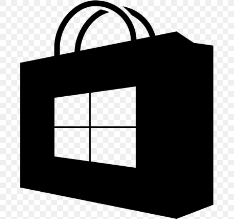 Microsoft Store Windows 10 Universal Windows Platform Apps Windows Update, PNG, 677x768px, Microsoft Store, App Store, Area, Black, Black And White Download Free