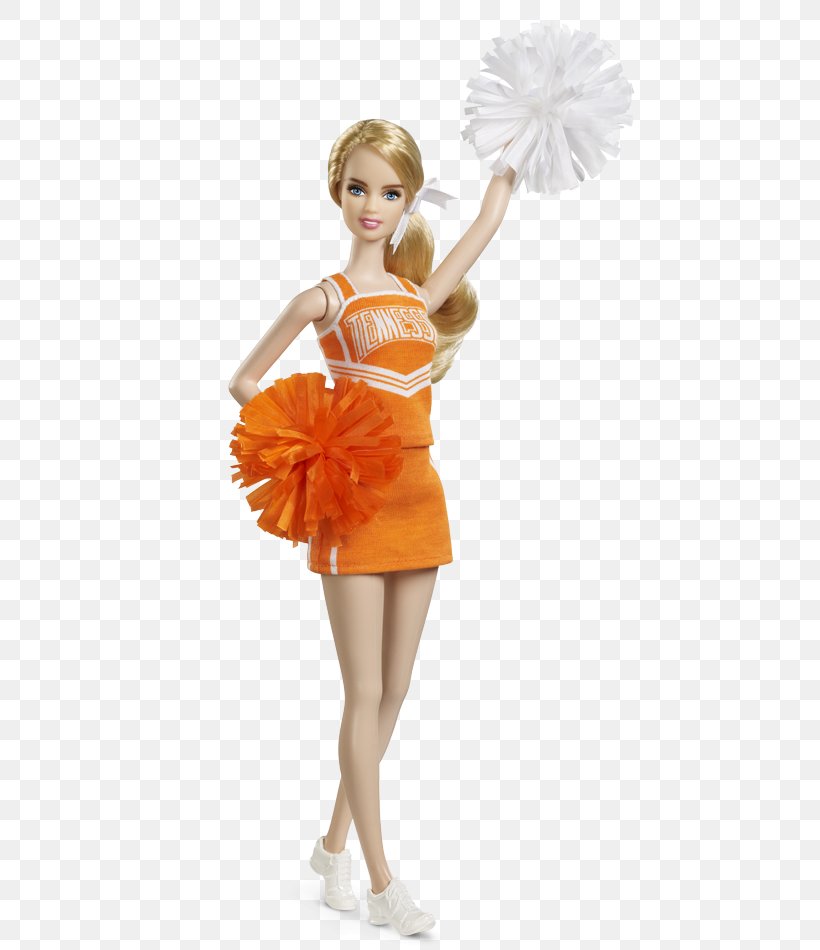 University Of Tennessee Ken Barbie Doll, PNG, 640x950px, University Of Tennessee, Barbie, Cheerleading, Costume, Dance Dress Download Free