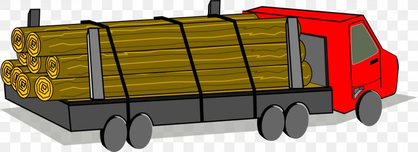 Pickup Truck Logging Truck Lumberjack Clip Art, PNG, 2076x759px, Pickup Truck, Automotive Design, Cargo, Cartoon, Commercial Vehicle Download Free