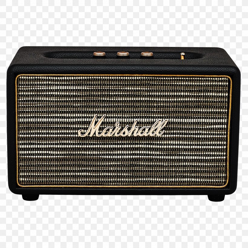 Marshall Acton Wireless Speaker Loudspeaker Headphones Marshall Stanmore, PNG, 1100x1100px, Marshall Acton, Audio, Audio Equipment, Bluetooth, Electronic Instrument Download Free