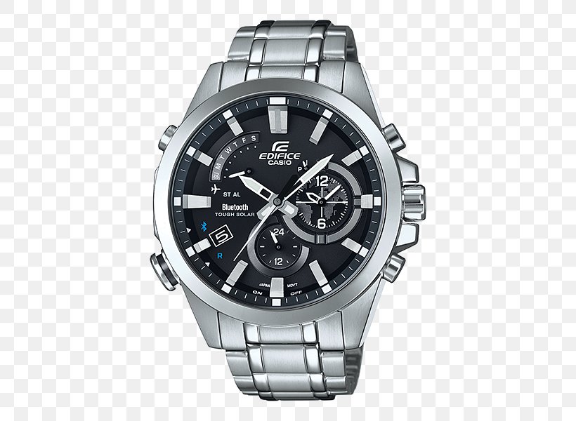 Solar-powered Watch Casio EDIFICE TIME TRAVELLER EQB-501 Tough Solar, PNG, 500x600px, Solarpowered Watch, Brand, Casio, Casio Edifice, Casio Edifice Eqb501d Download Free