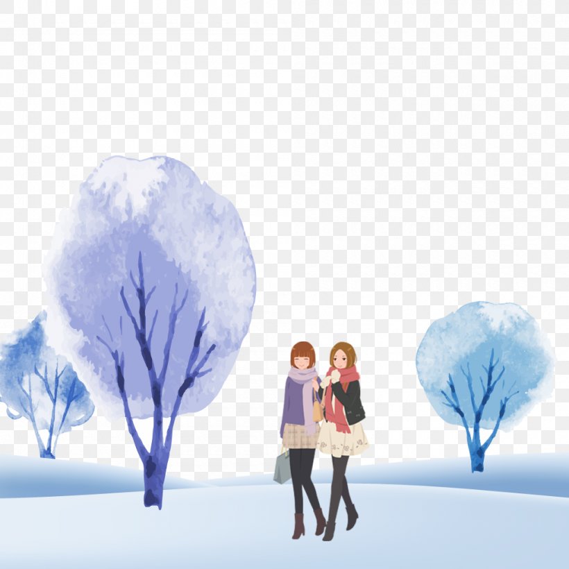 Winter Wallpaper, PNG, 1000x1000px, Winter, Arctic, Blue, Designer, Gratis Download Free
