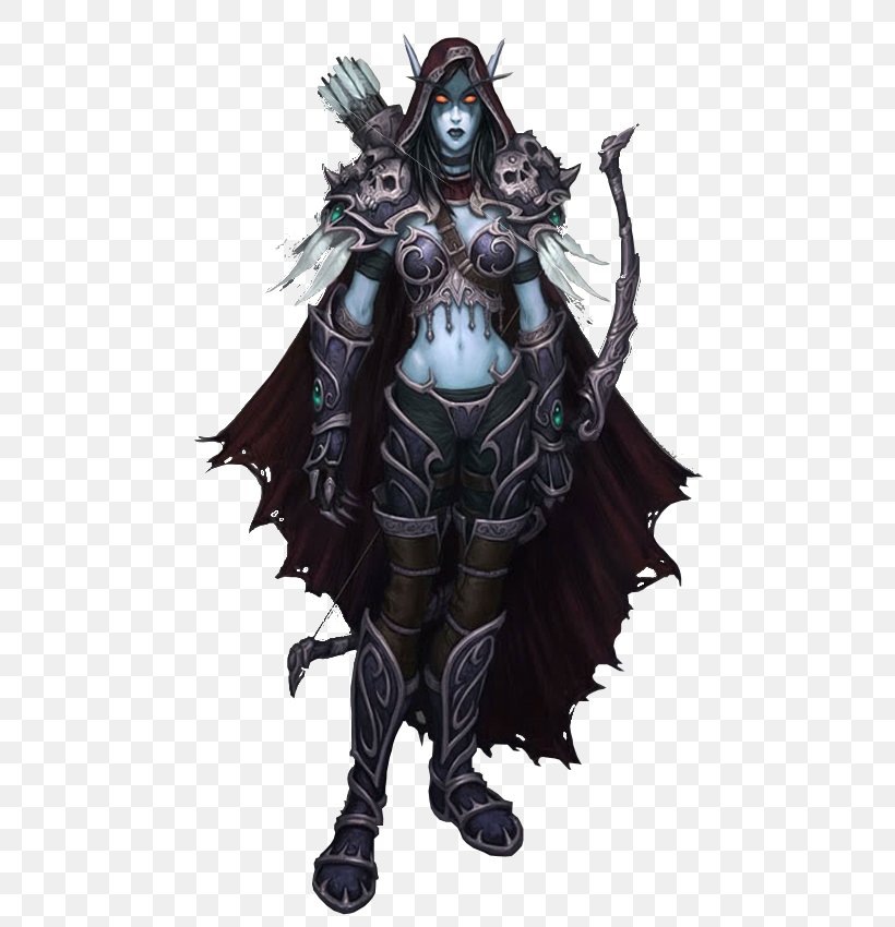 World Of Warcraft: Wrath Of The Lich King Warcraft III: Reign Of Chaos Illidan: World Of Warcraft Sylvanas Windrunner Video Game, PNG, 500x850px, Warcraft Iii Reign Of Chaos, Action Figure, Armour, Art, Blizzard Entertainment Download Free