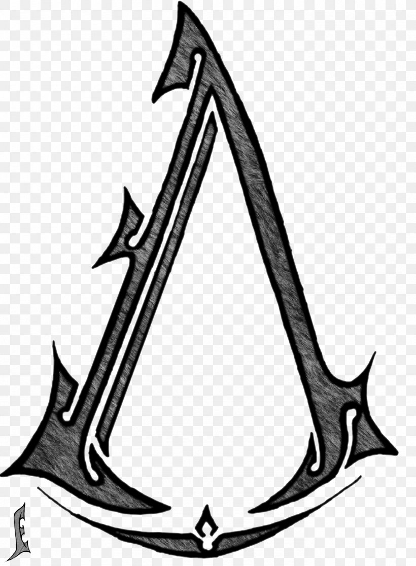 Assassin's Creed II Assassin's Creed Syndicate Assassin's Creed: Origins Ezio Auditore Masyaf Castle, PNG, 1384x1884px, Ezio Auditore, Anchor, Assassination, Assassins, Black And White Download Free