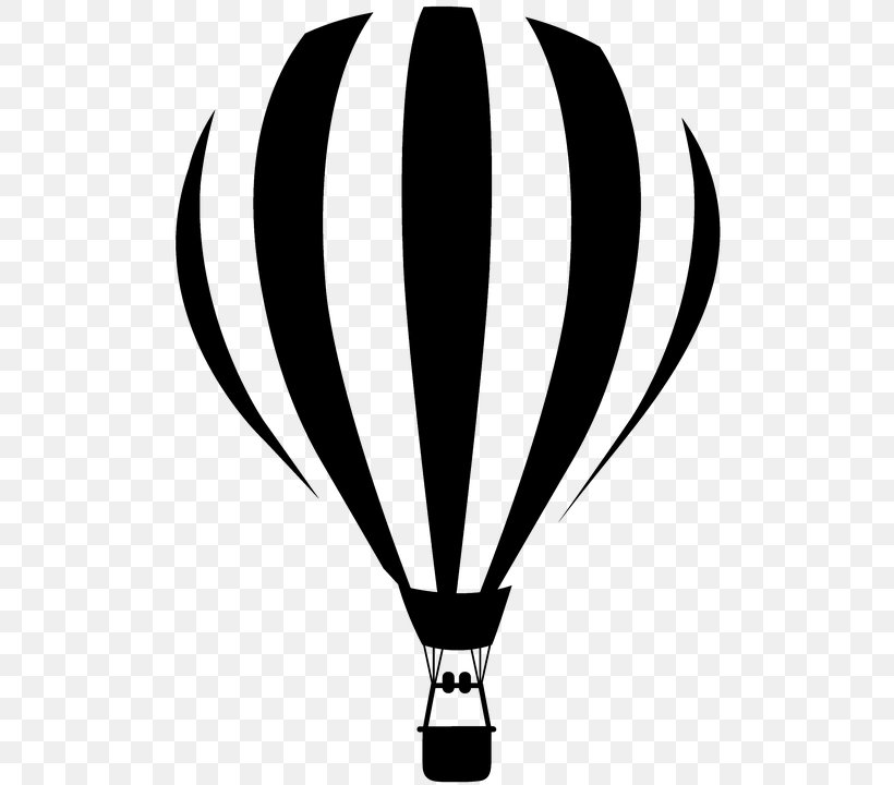 Hot Air Balloon Clip Art, PNG, 532x720px, Hot Air Balloon, Balloon, Black, Black And White, Document Download Free