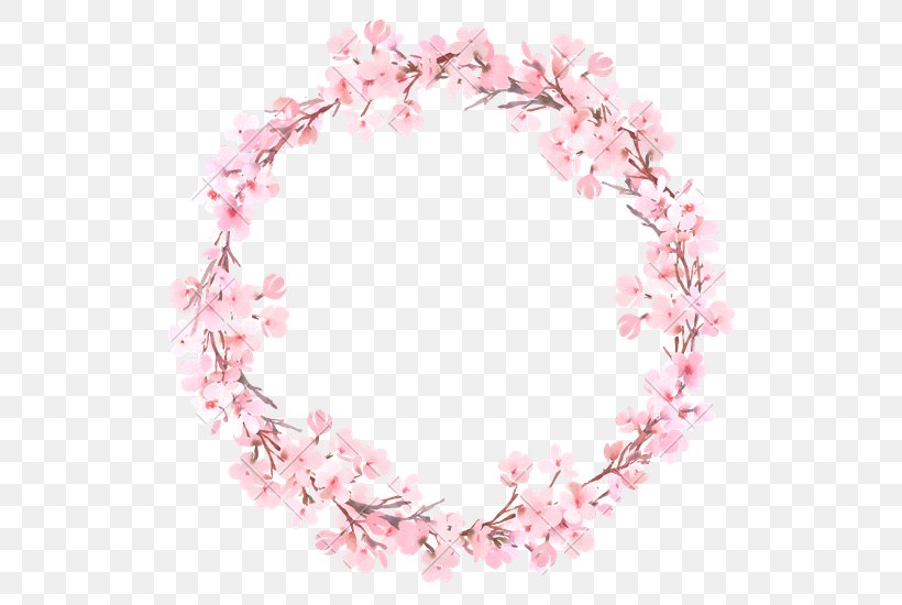 Watercolor Painting Wreath Flower Stock Photography, PNG, 549x550px, Watercolor Painting, Blossom, Branch, Cherry Blossom, Drawing Download Free