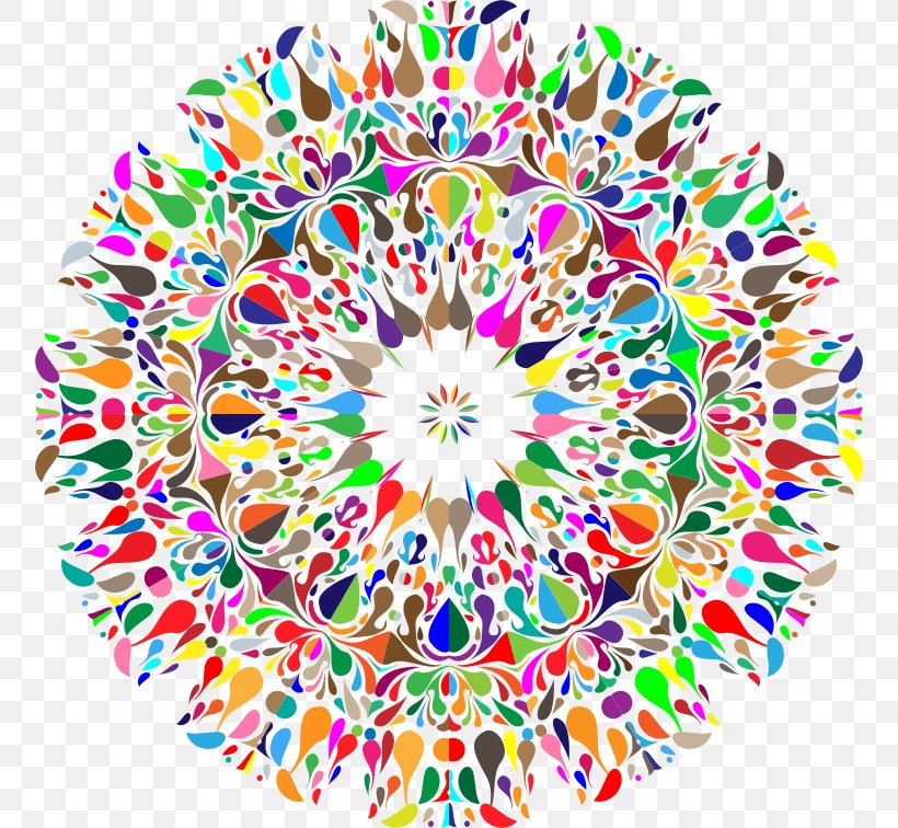Circle Color Clip Art, PNG, 756x756px, Color, Area, Flower, Fractal, Geometry Download Free