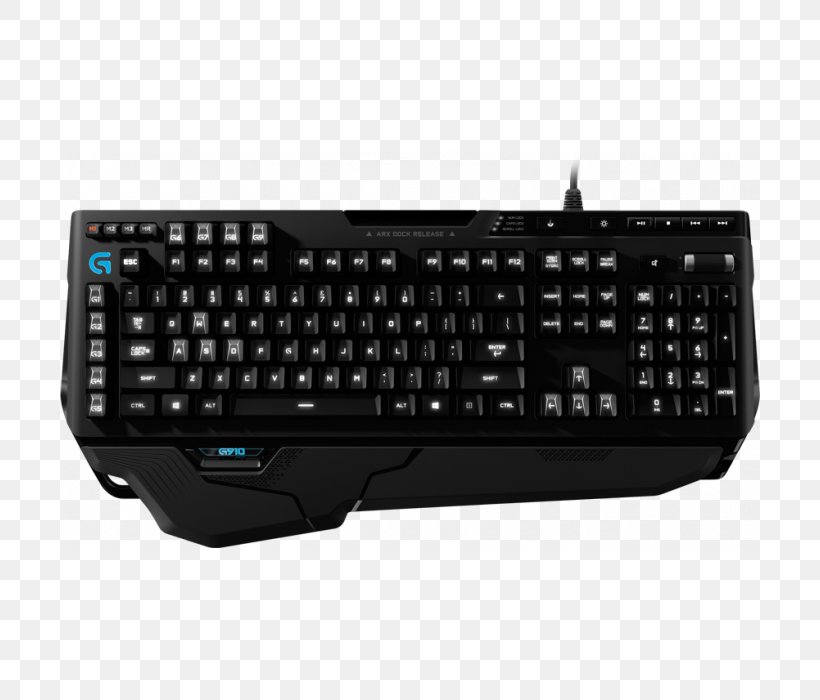 Computer Keyboard Logitech G910 Orion Spark Gaming Keypad Logitech G910 Orion Spectrum Logitech G810 Orion Spectrum, PNG, 700x700px, Computer Keyboard, Computer, Computer Component, Electronic Device, Electronics Download Free