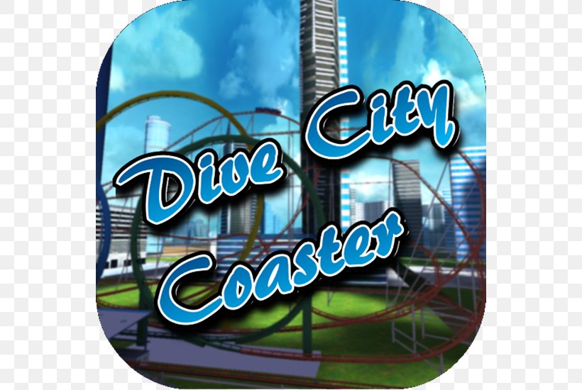 Dive City Rollercoaster Virtual Reality Android, PNG, 550x550px, 3d Computer Graphics, Virtual Reality, Android, App Store, Brand Download Free