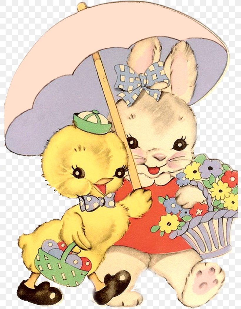 Easter Bunny Easter Postcard Easter Egg, PNG, 800x1050px, Watercolor, Cartoon, Flower, Frame, Heart Download Free