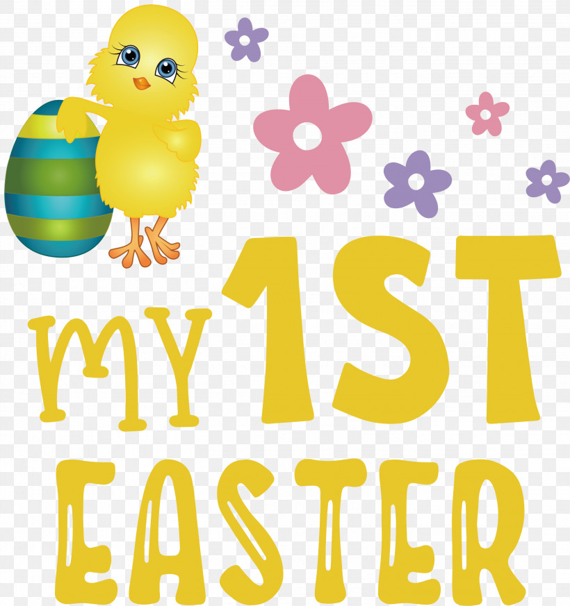 Happy Easter Day My 1st Easter, PNG, 2815x3000px, Happy Easter Day, Balloon, Emoticon, Geometry, Happiness Download Free
