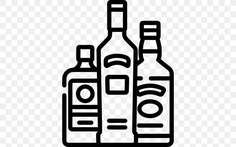 Liqueur Distilled Beverage Cocktail Clip Art, PNG, 512x512px, Liqueur, Area, Black And White, Bottle, Brand Download Free