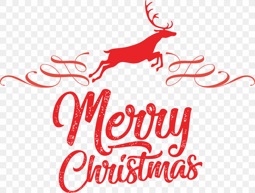 Merry Christmas, PNG, 3000x2265px, Merry Christmas, Biology, Christmas Day, Deer, Line Download Free