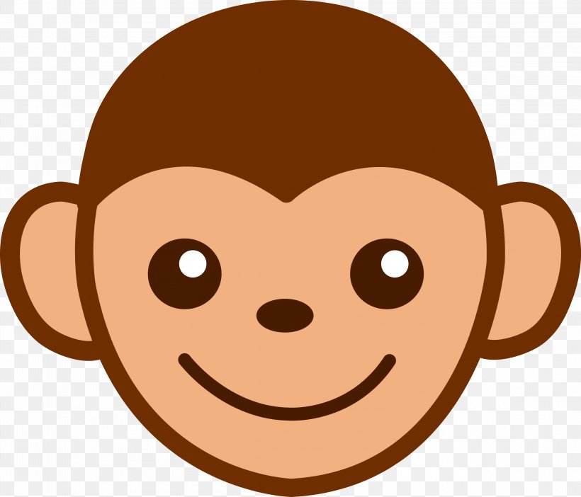 Spider Monkey Clip Art, PNG, 4626x3963px, Monkey, Area, Cheek, Drawing, Face Download Free