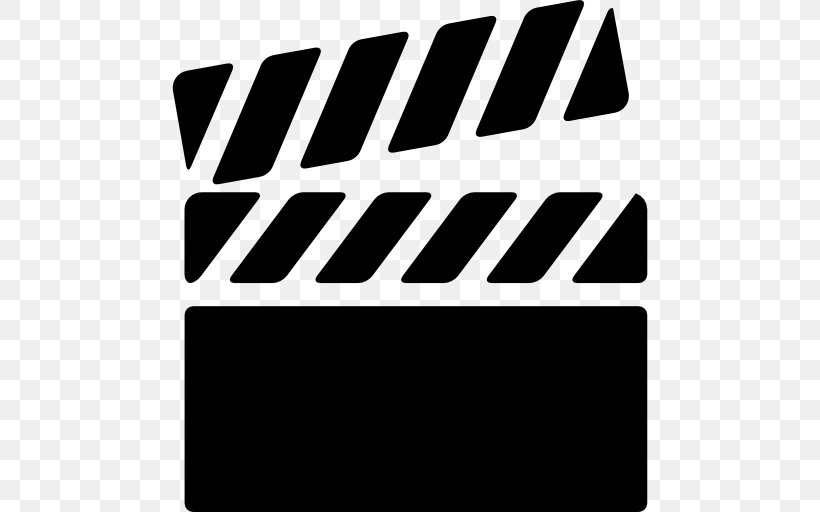 Cinematography Film Clapperboard Theater, PNG, 512x512px, Cinema, Area, Black, Black And White, Brand Download Free