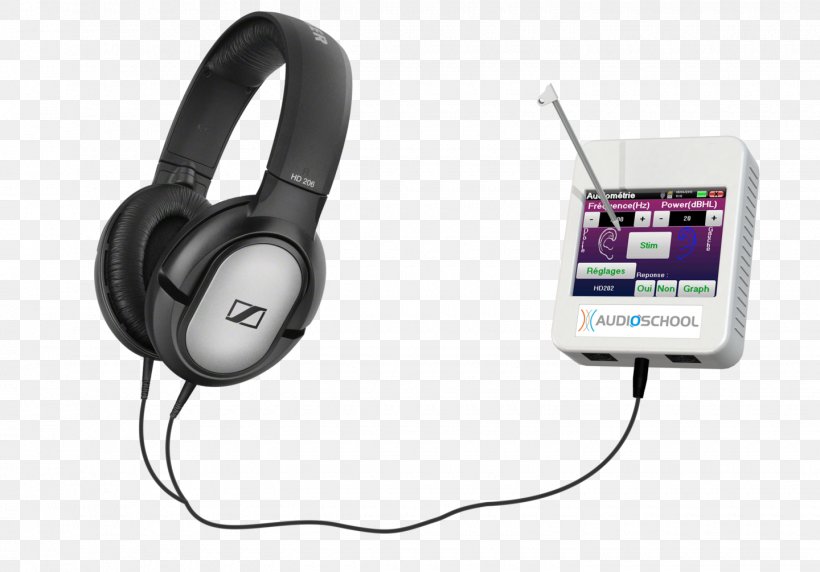 Headphones Sennheiser HD 206 Audiometer, PNG, 1440x1005px, Headphones, Audio, Audio Equipment, Audiometer, Audiometry Download Free