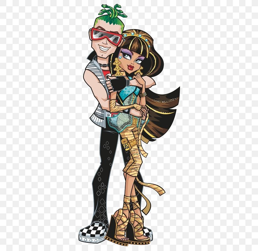 Monster High Cleo De Nile Doll Frankie Stein, PNG, 375x800px, Monster High, Art, Cartoon, Cleo De Nile, Costume Design Download Free